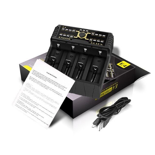Enook E4 リイオン電池 充電器 充電器 DC 3.6V / 3.7V