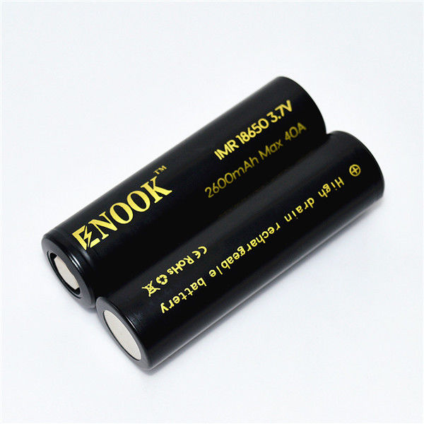エノーク 高放電率 18650 グローブバッテリー エノーク 18650 2600mAh 40A 18650 リチウムイオンバッテリー