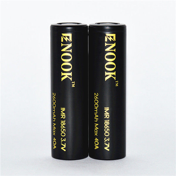 エノーク 高放電率 18650 グローブバッテリー エノーク 18650 2600mAh 40A 18650 リチウムイオンバッテリー
