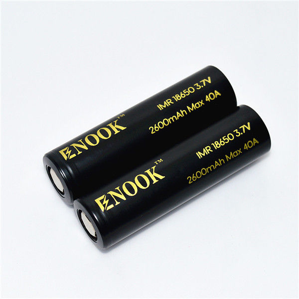 エノーク 高放電率 18650 グローブバッテリー エノーク 18650 2600mAh 40A 18650 リチウムイオンバッテリー
