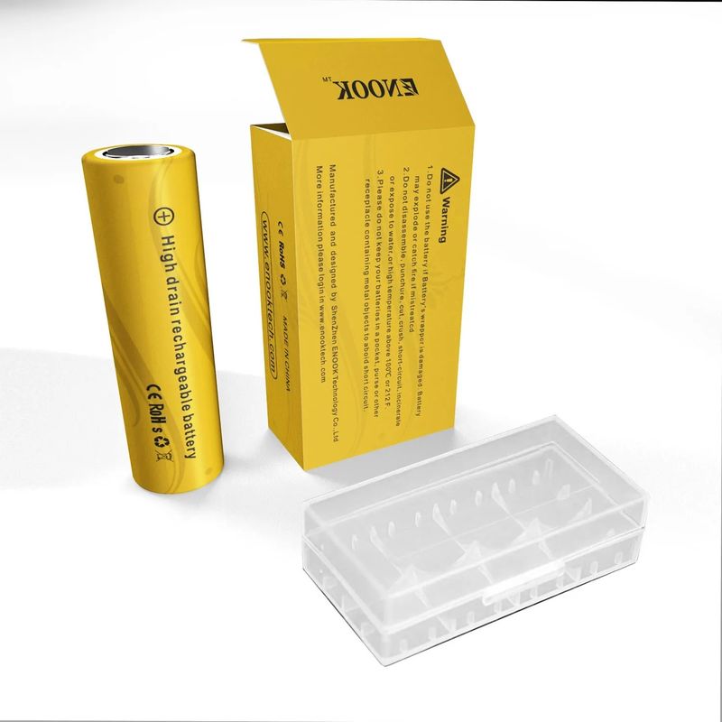 ダブルポウ 卸売価格 18650 3.7V 2200mah 充電電池 40A 3.7V mod 18650 黄色いリチウムイオン電池