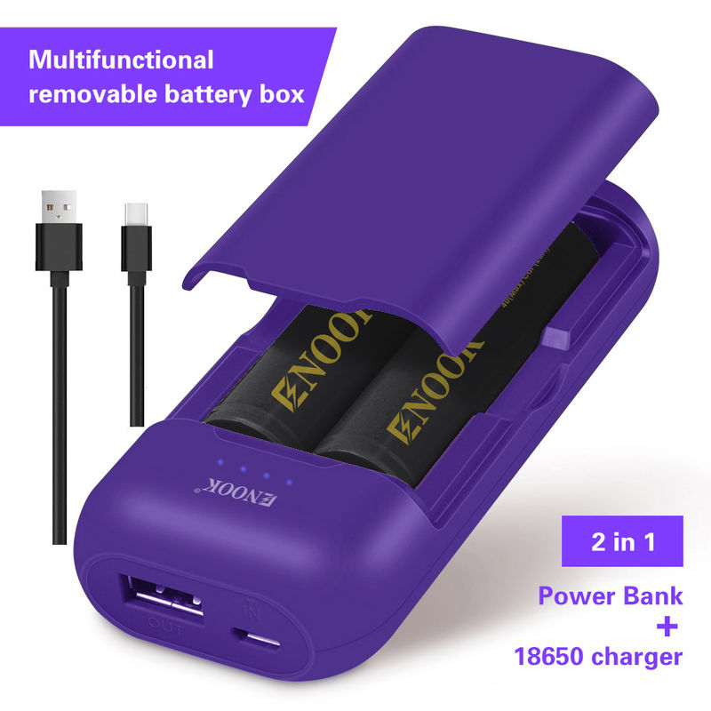パワーバンク 車用バッテリー充電器 ボックス アダプター充電器 3.7V 18500 18650 21700 セル