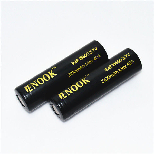 Enook 100%オリジナルのバッテリー 18650 3.7V 3100mah 40A全容量電動自転車用リチウムバッテリー在庫