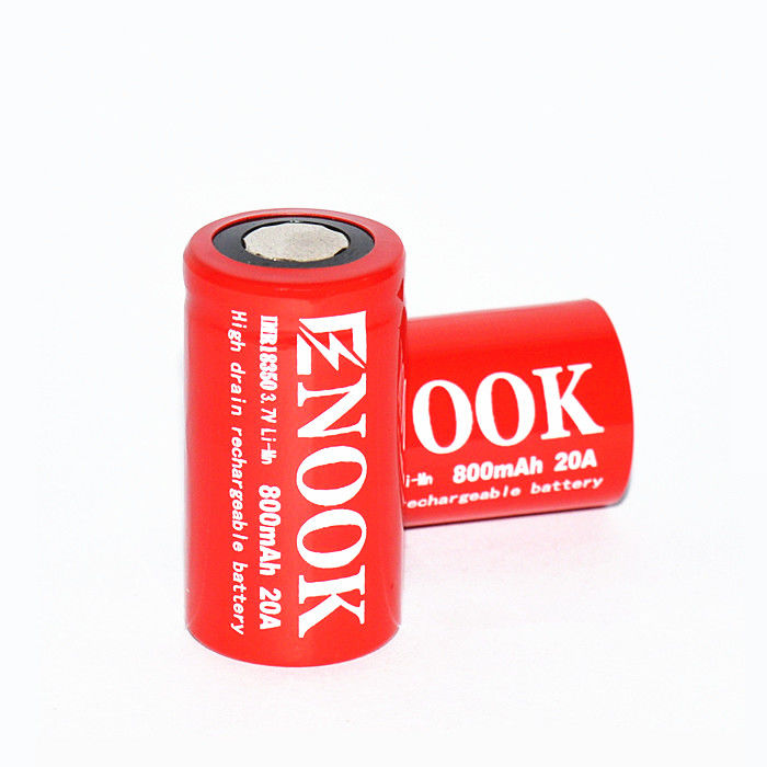 充電可能なIMRリイオン電池 800mAh 20amp 18350リミット電池