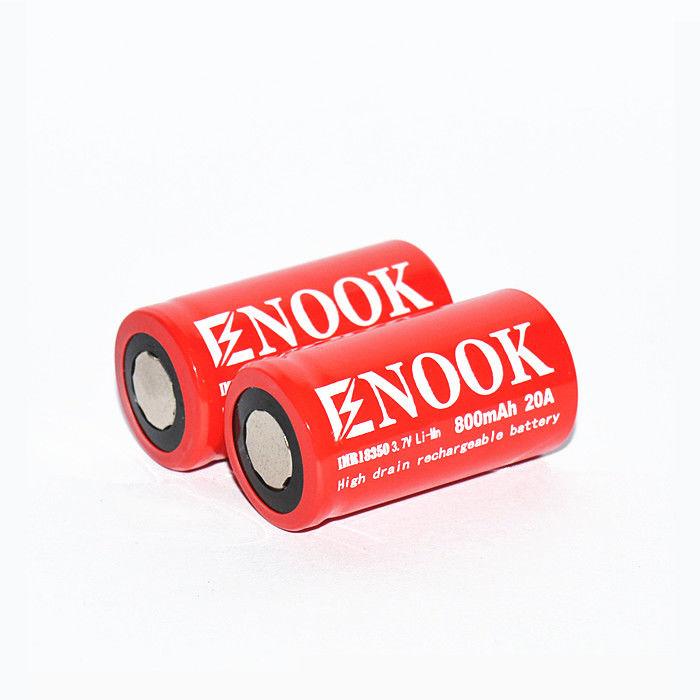 充電可能なIMRリイオン電池 800mAh 20amp 18350リミット電池