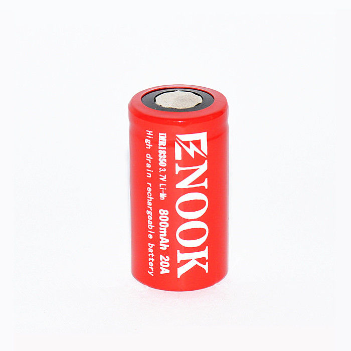 充電可能なIMRリイオン電池 800mAh 20amp 18350リミット電池