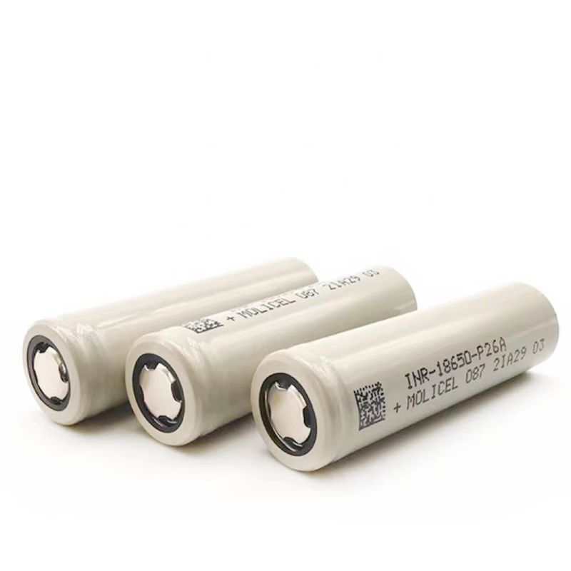 モリセル P26A 18650 バッテリーセル リチウムイオン 35A 3.7 V 再充電電池 2600mah