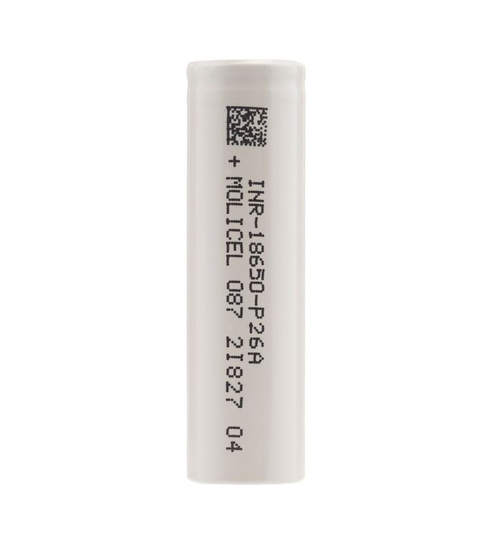 モリセル P26A 18650 バッテリーセル リチウムイオン 35A 3.7 V 再充電電池 2600mah