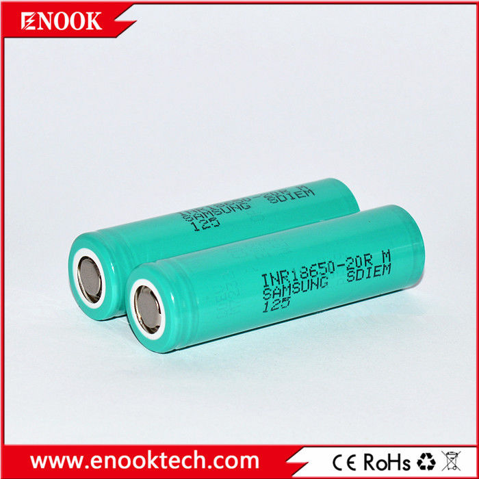 ストック 18650 サムソング 20R 3.7v 2000mah 18650 リチウム リッチャブル リチウムイオン バッテリー パック