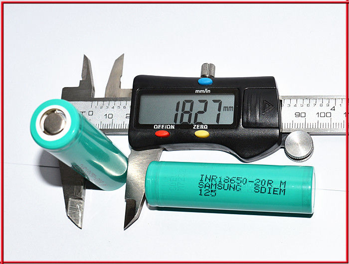 ストック 18650 サムソング 20R 3.7v 2000mah 18650 リチウム リッチャブル リチウムイオン バッテリー パック