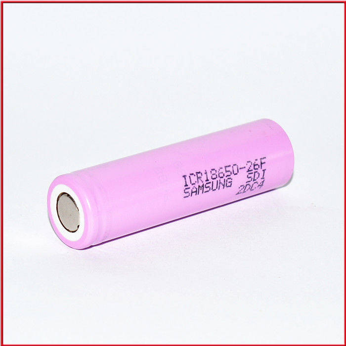 SAM ICR18650 26F 2600mAh 26JM 26J 26H 3.6V 18650 2600mAh リチウムバッテリー 510スレッドバッテリー