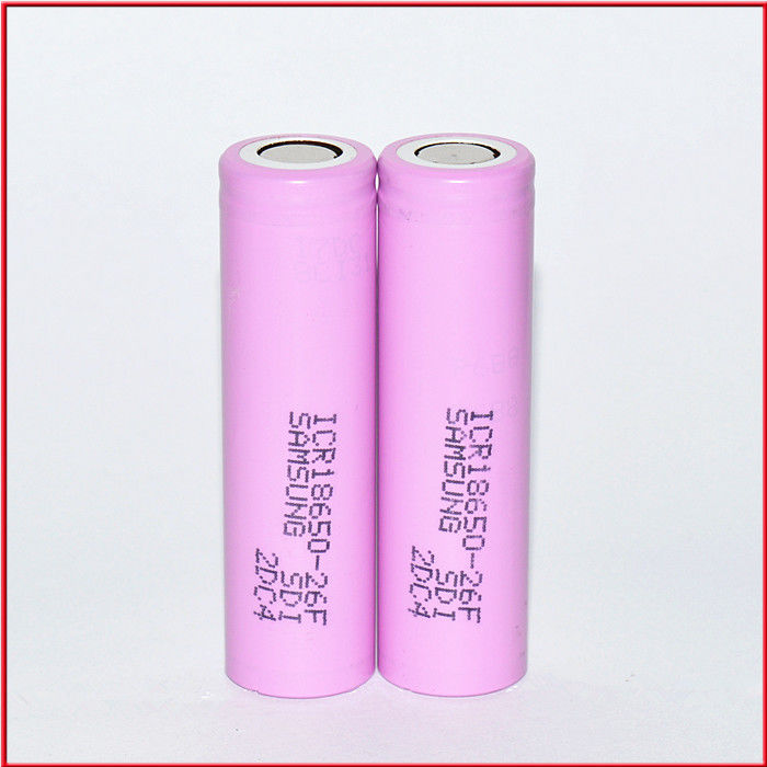 SAM ICR18650 26F 2600mAh 26JM 26J 26H 3.6V 18650 2600mAh リチウムバッテリー 510スレッドバッテリー