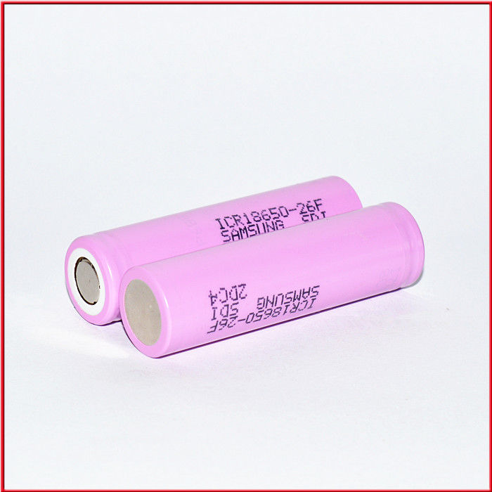 SAM ICR18650 26F 2600mAh 26JM 26J 26H 3.6V 18650 2600mAh リチウムバッテリー 510スレッドバッテリー