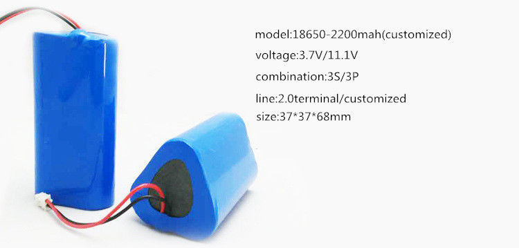 3S3P 18650 リチウムイオンバッテリーパック 2200mah 3.7V 11.1V 電動工具用