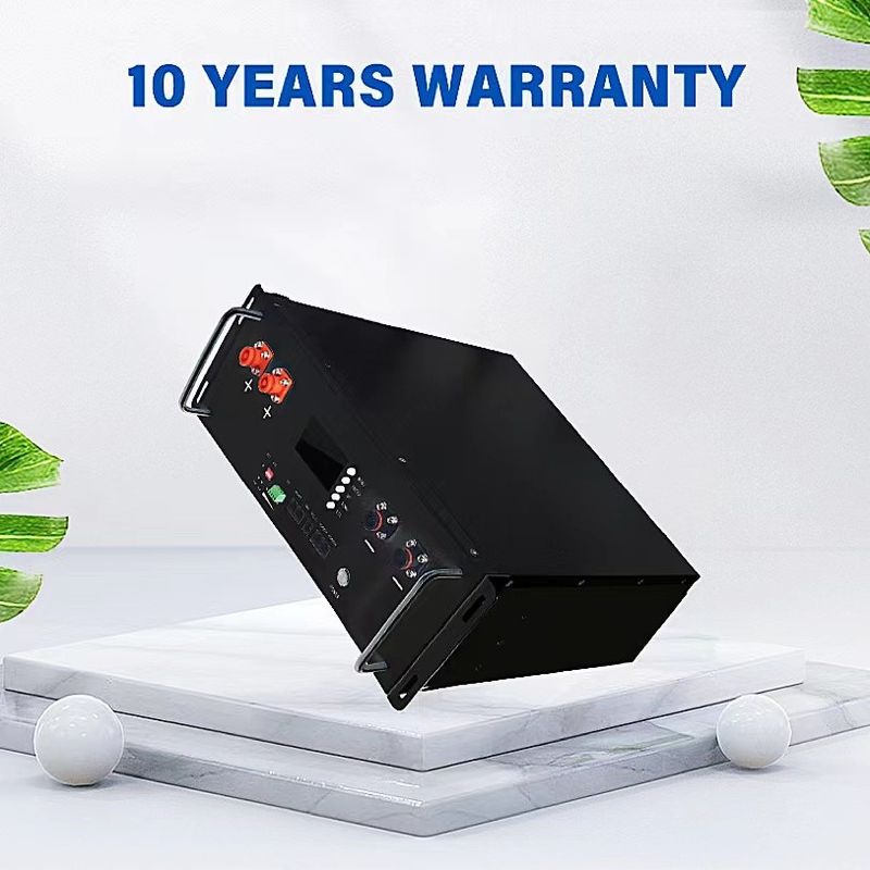 51.2Vブラック LiFePO4 エネルギー貯蔵電池 UPS,ラック搭載サーバー電池