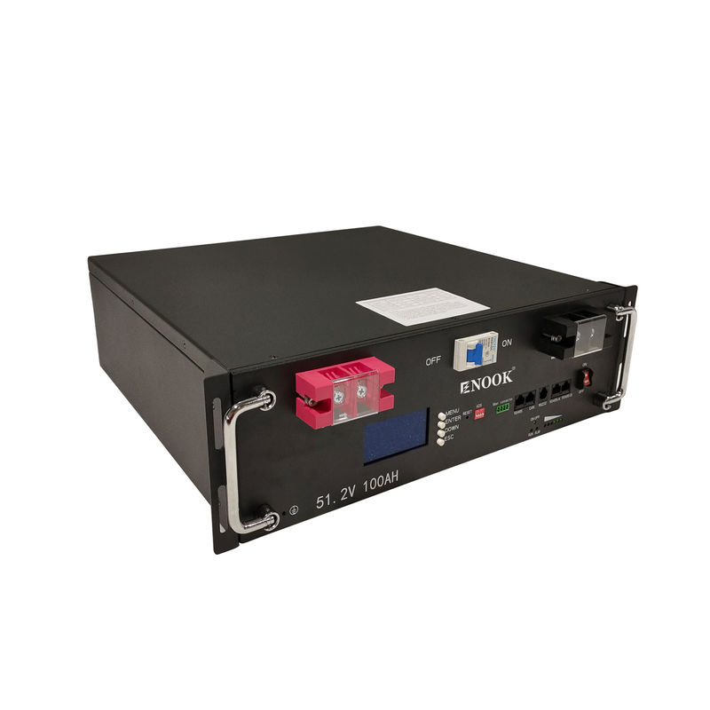 エノーク リチウムバッテリー 51.2V 100ah 200ah LiFePO4 サーバーラック バッテリー LCDディスプレイ付き