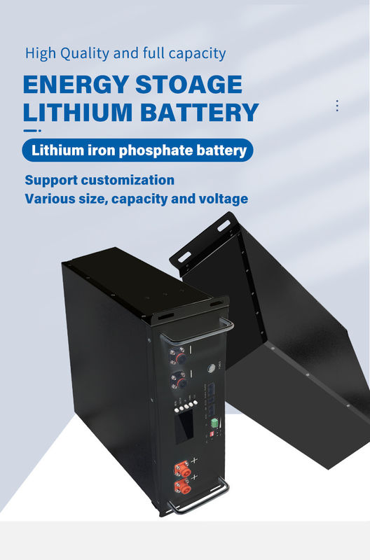 5Kw 10Kw 20Kw サーバーラック搭載 バッテリー 48V Lifepo4 バッテリーパック 太陽系用