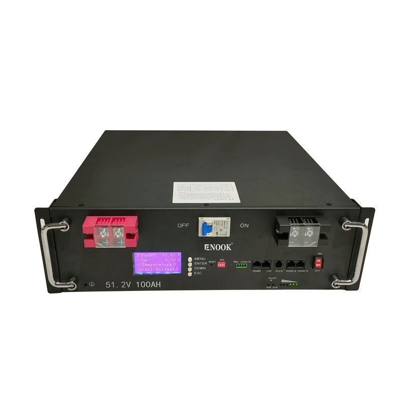 5Kw 10Kw 20Kw サーバーラック搭載 バッテリー 48V Lifepo4 バッテリーパック 太陽系用
