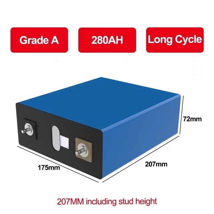 3.2V 100Ah Lifepo4 バッテリー 280Ah Lifepo4 3.2V 50Ah 100Ah 230Ah 280Ah 300Ah バッテリー ソーラー Lifepo4 バッテリー セル リチウム