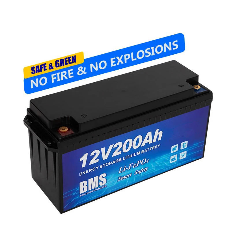 耐久性 100h 200ah Lifepo4 再充電可能な電池パック