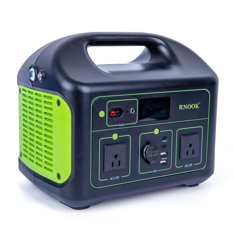 500Wh LiFePo4 バッテリー ホーム エネルギー 貯蔵 太陽光充電 1000W ポータブル 発電所