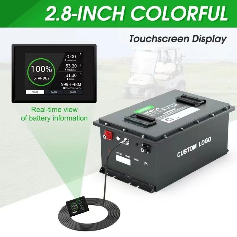 OEM/ODM Lifepo4 バッテリー ゴルフカート バッテリー 24V 36V 48V 72V 50Ah 100Ah 200Ah スマートBMS