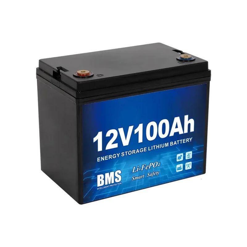 12V 24V 48V Lifepo4 バッテリー パック 120A 放電電流 リチウム鉄リン酸電池
